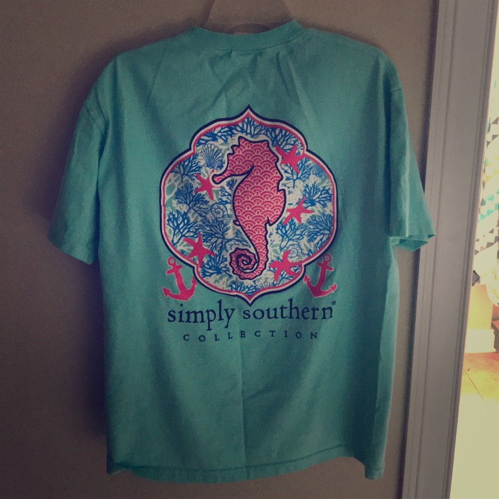 Aqua Simply Southern Shirt